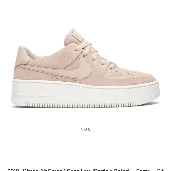 2018 Nike Air Force1 sage low. W sz 6 - Picture 2 of 11